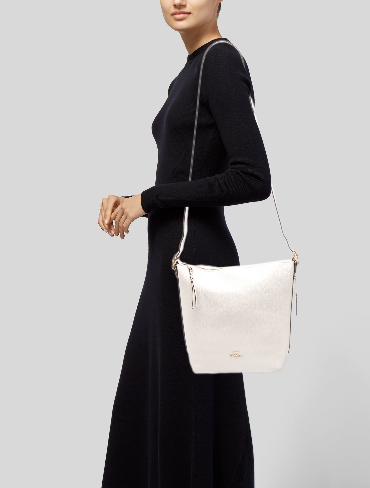 Coach Leather Messenger Bag