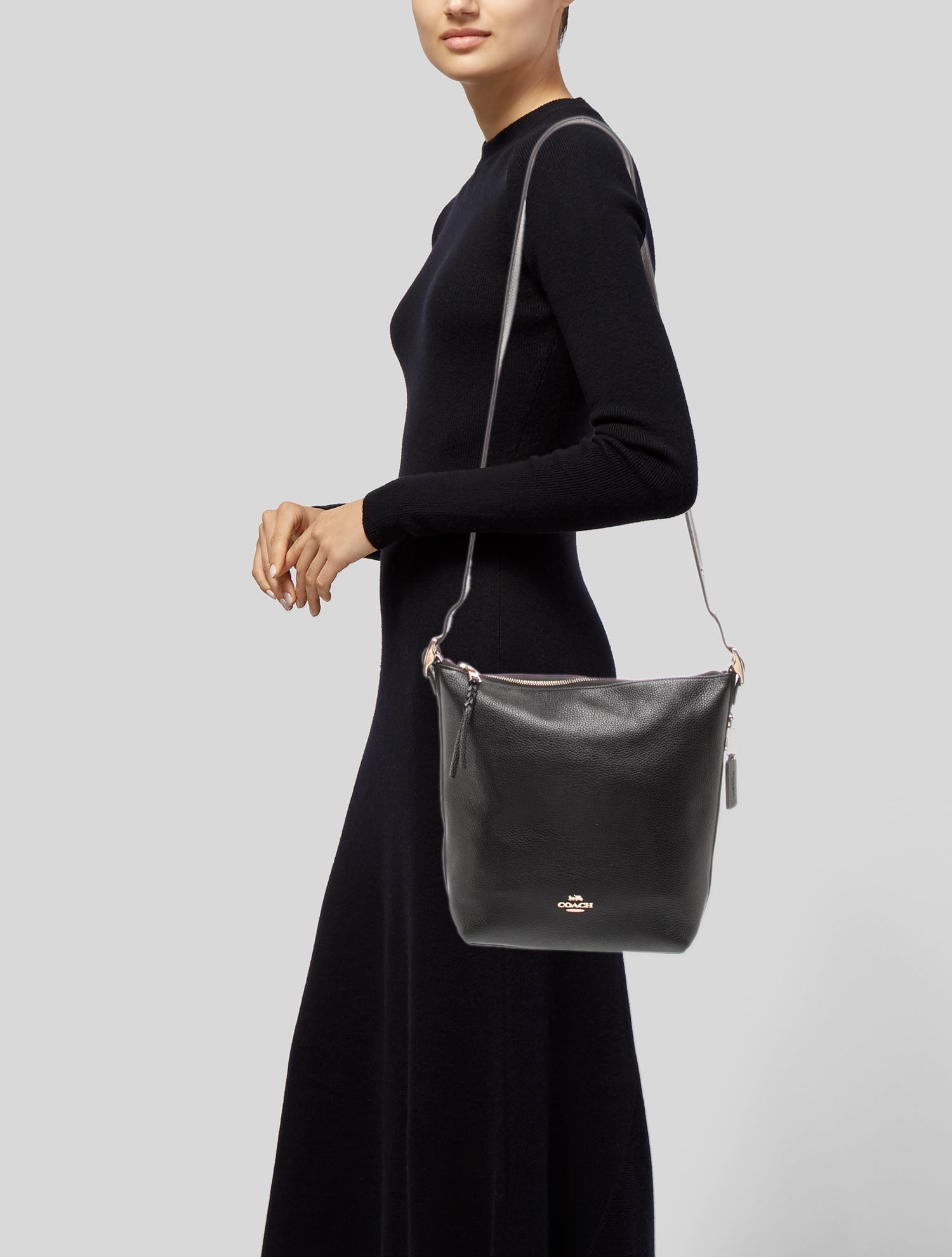 Coach Leather Messenger Bag