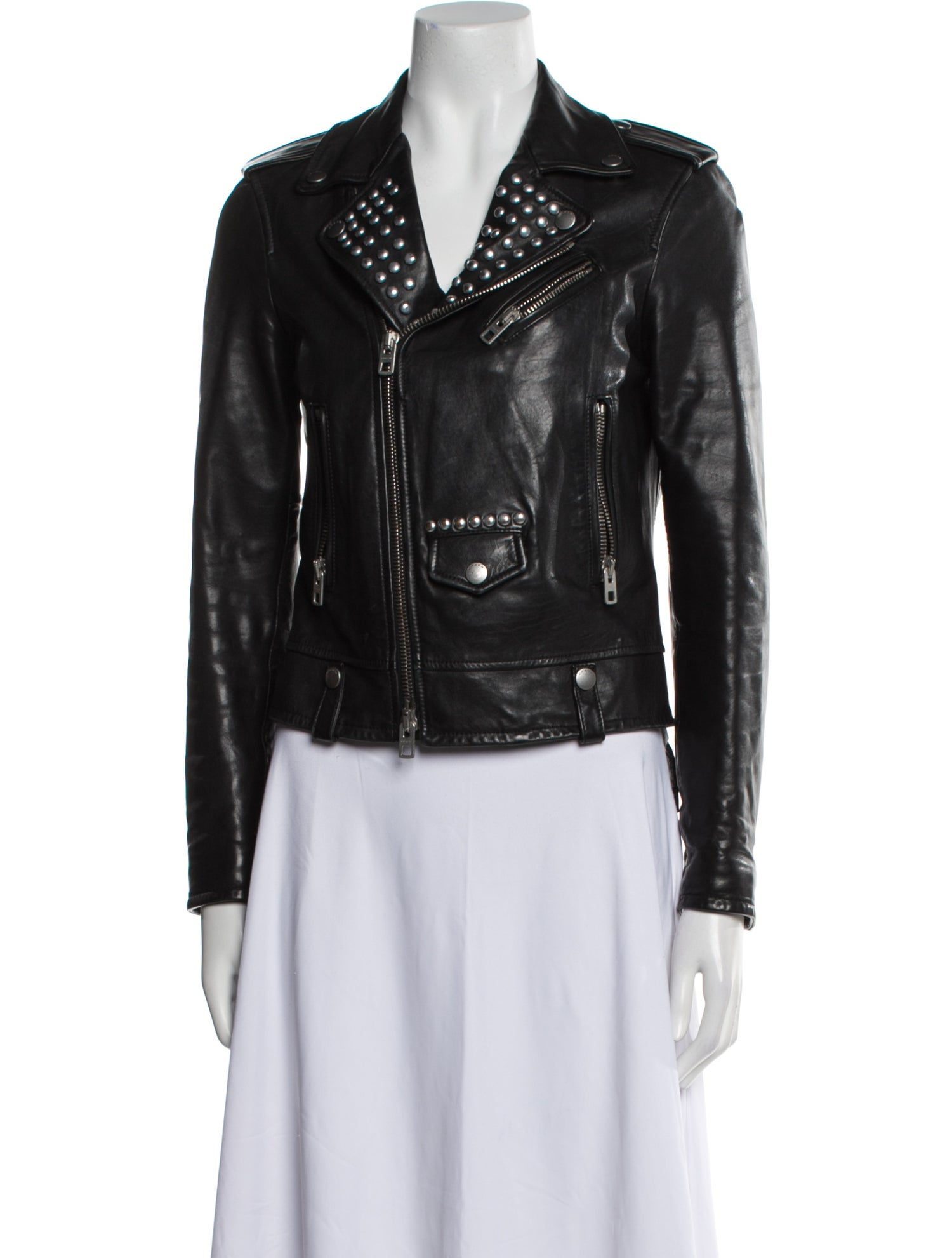 Coach Leather Biker Jacket