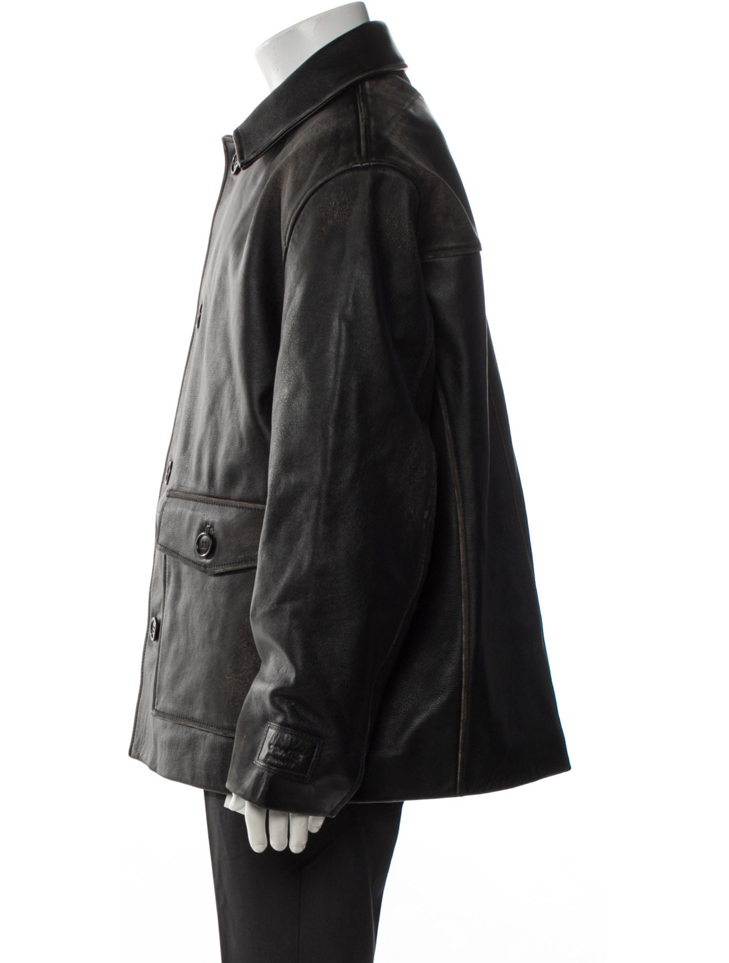 Coach Leather Utility Jacket