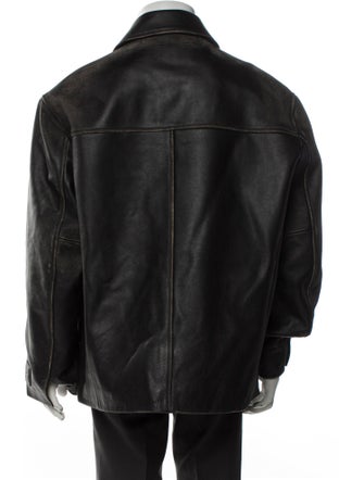Coach Leather Utility Jacket