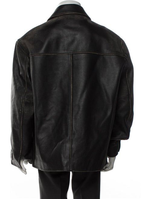 Coach Leather Utility Jacket