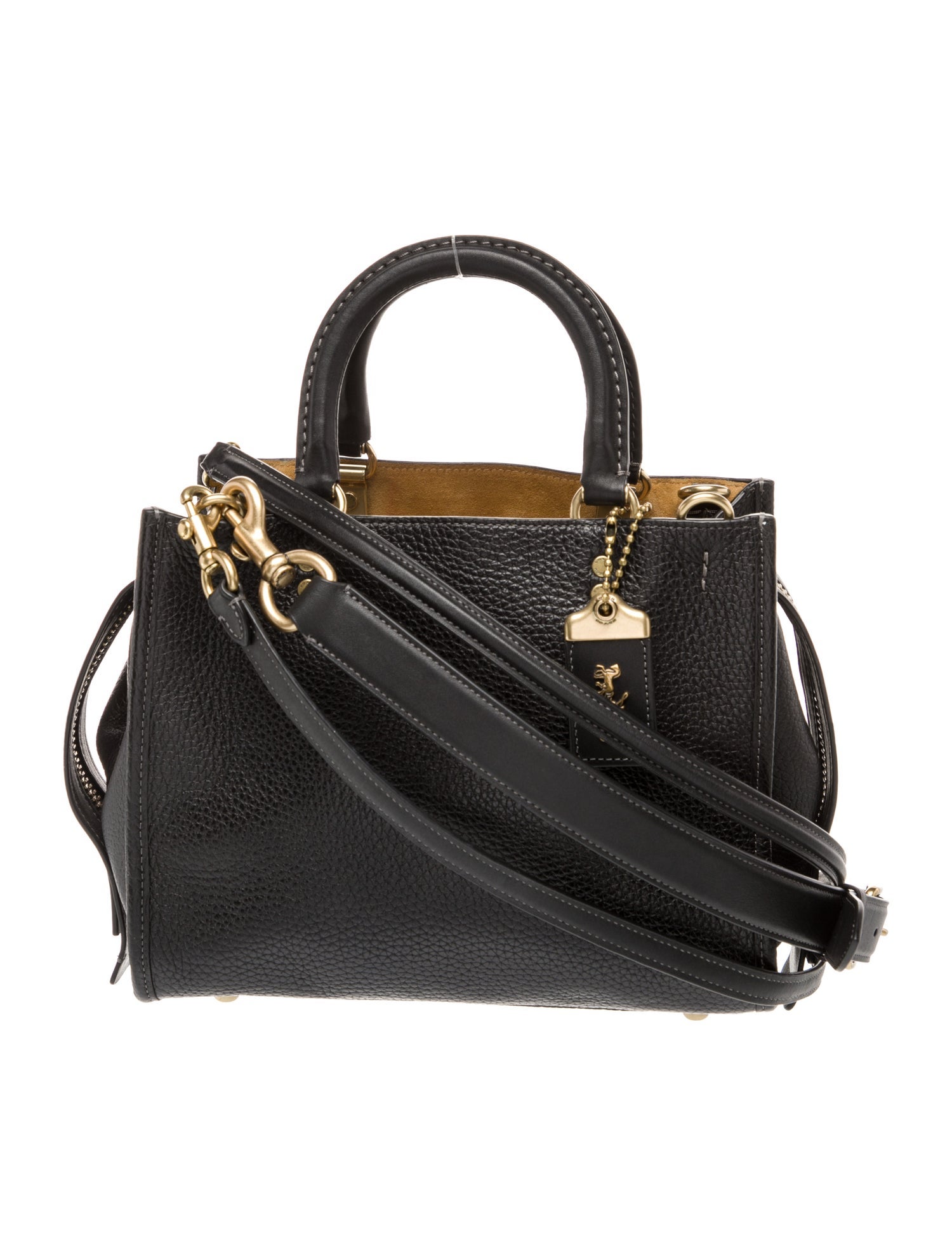 Coach Leather Top Handle Bag