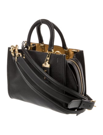 Coach Leather Top Handle Bag