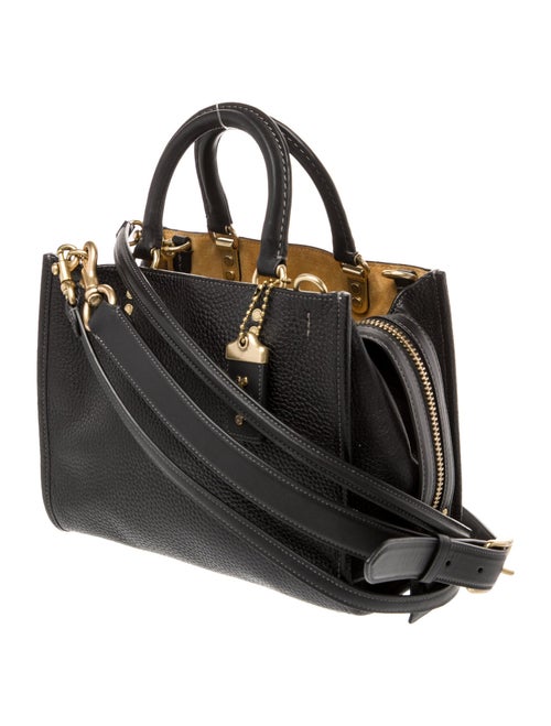 Coach Leather Top Handle Bag