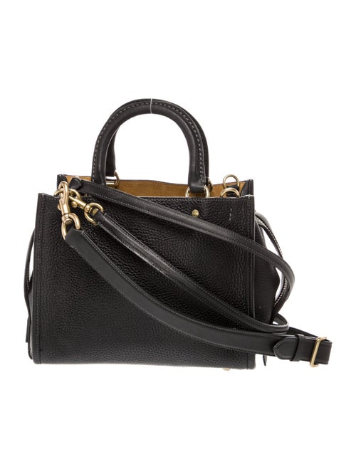 Coach Leather Top Handle Bag