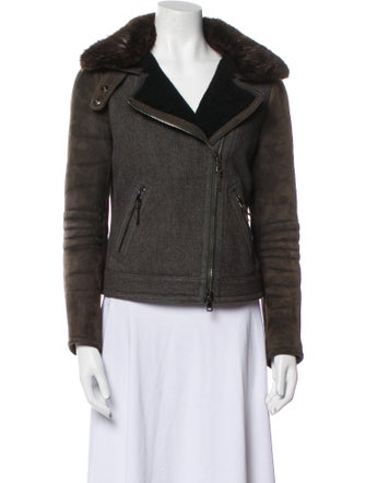 Coach Shearling Faux Fur Coat