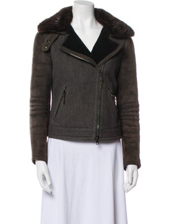 Coach Shearling Faux Fur Coat