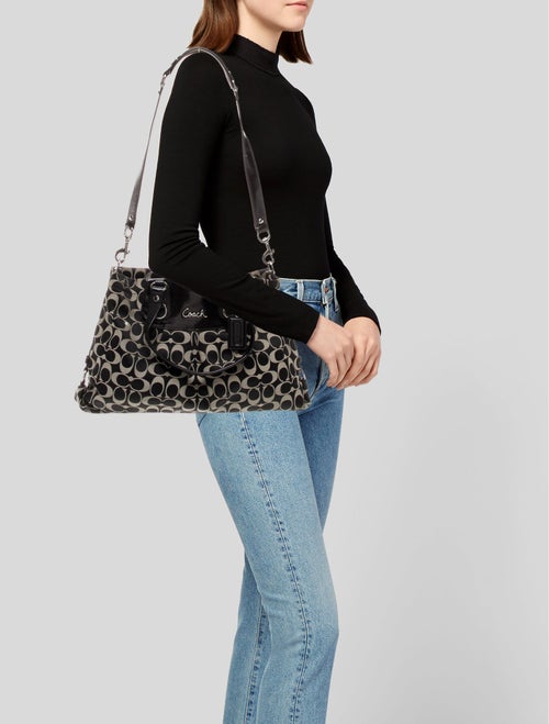 Coach Canvas Shoulder Bag