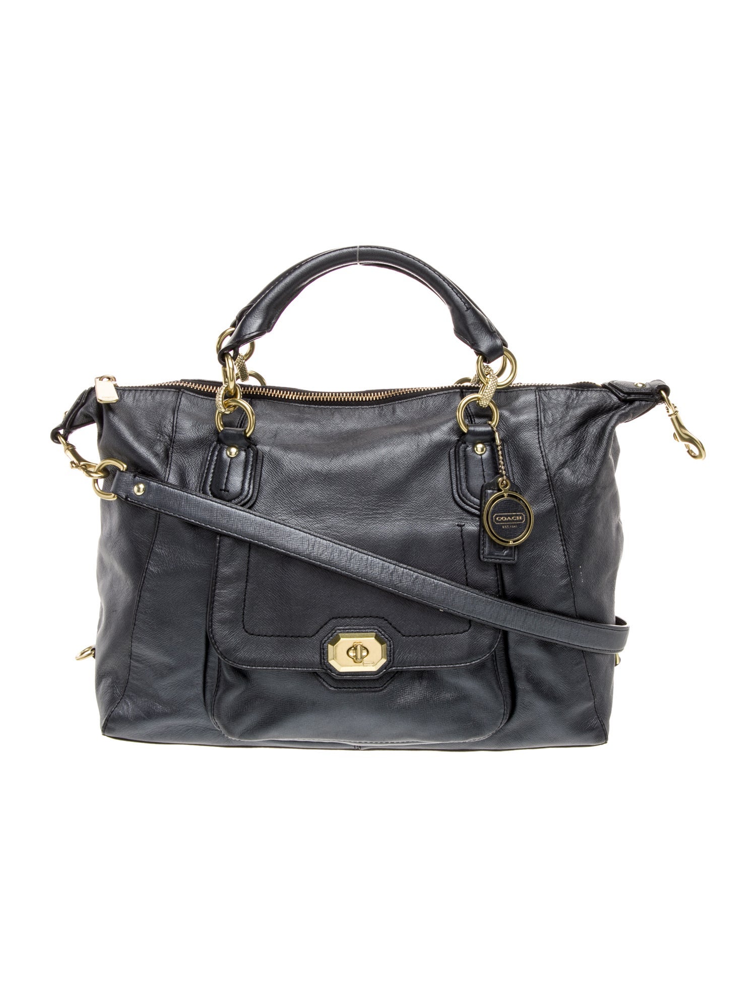 Coach Leather Shoulder Bag