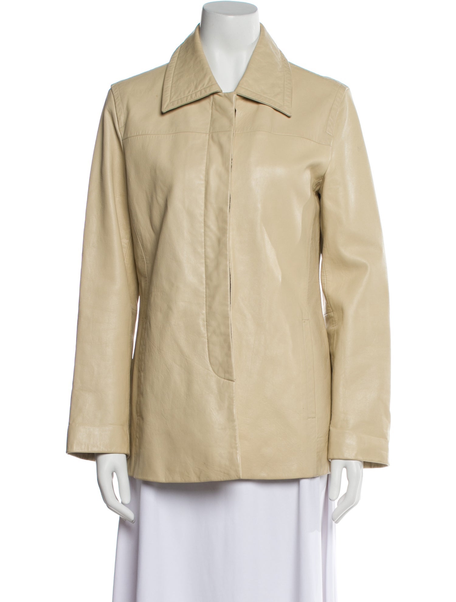 Coach Leather Blazer