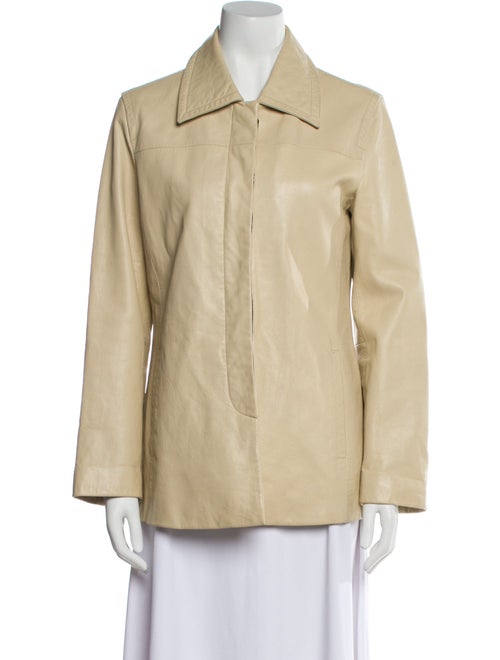 Coach Leather Blazer