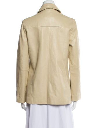 Coach Leather Blazer