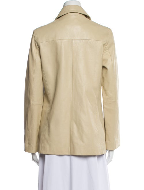 Coach Leather Blazer