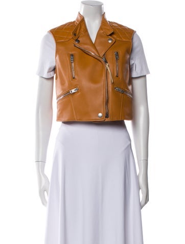 Coach Jackets Leather Vest S