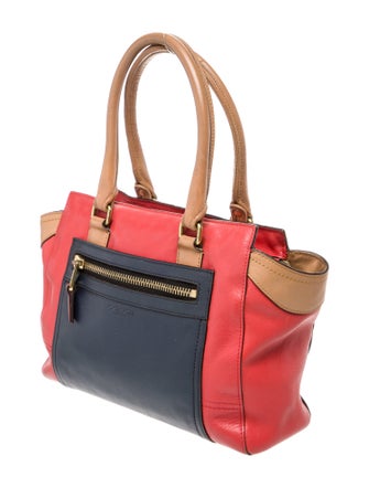 Coach Leather Top Handle Bag