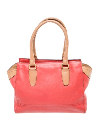 Coach Leather Top Handle Bag