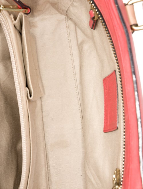 Coach Leather Top Handle Bag