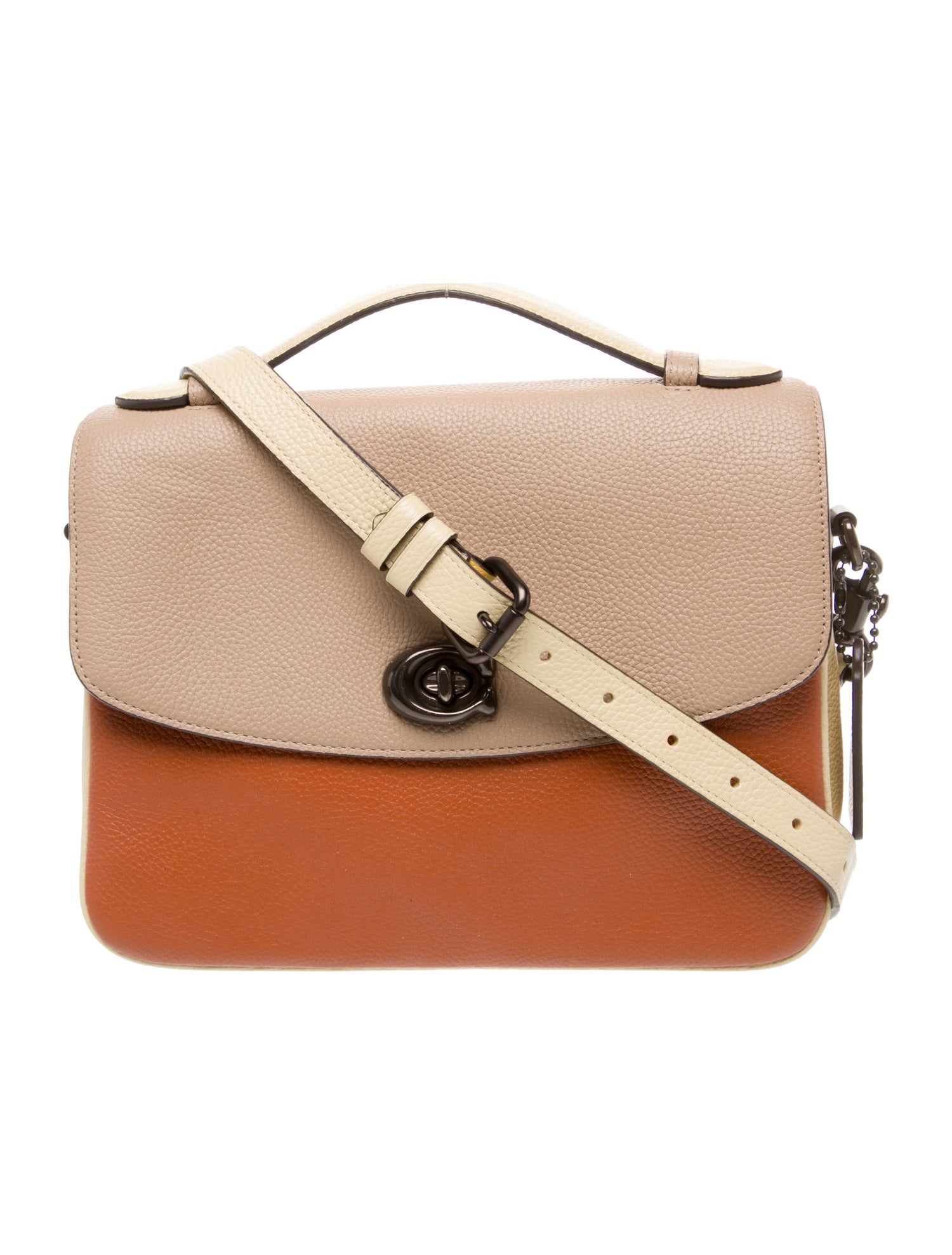 Coach Leather Top Handle Bag