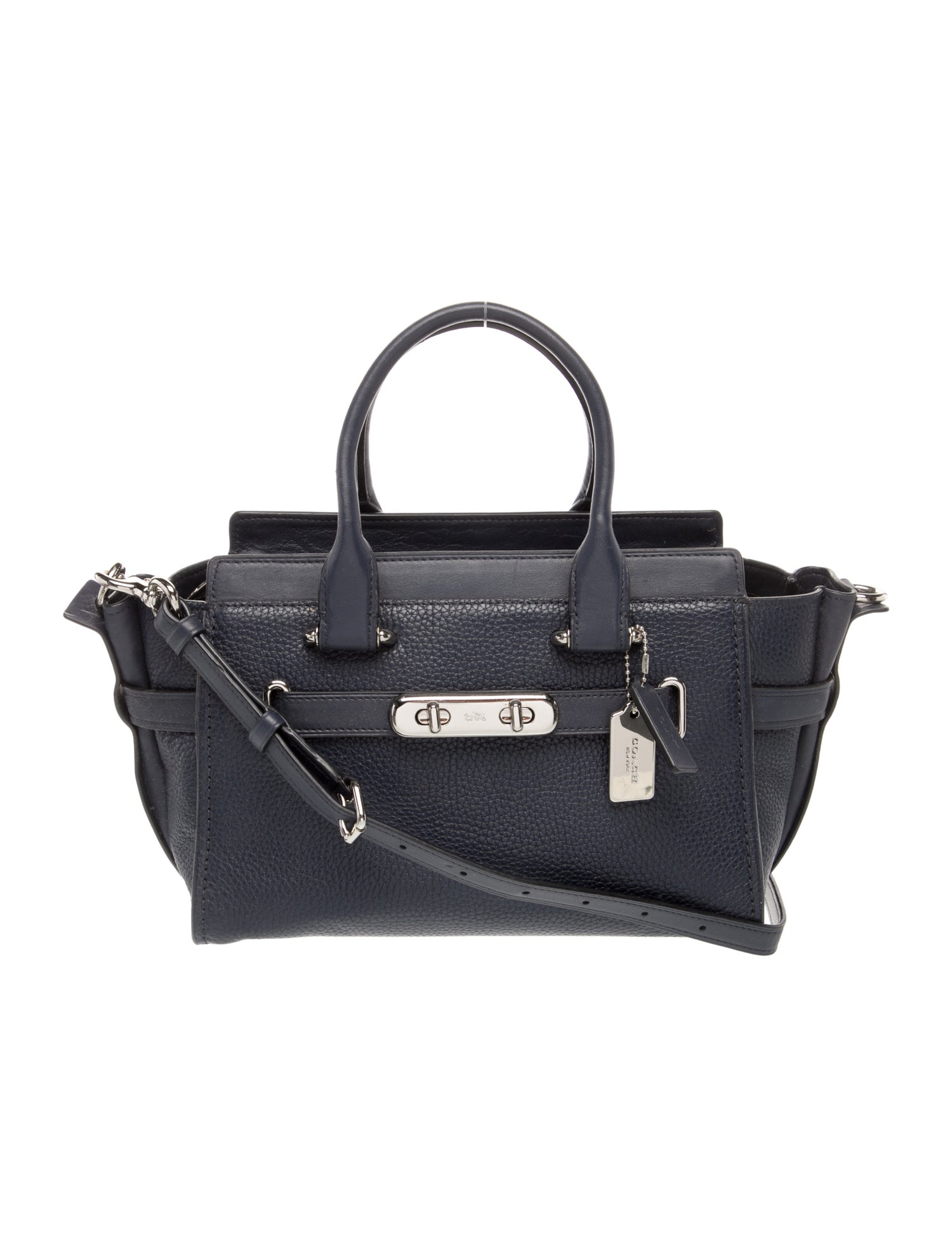 Coach Leather Top Handle Bag