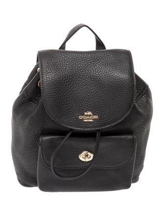 Coach Leather Backpack