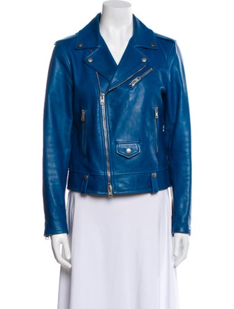 Coach Leather Fur Jacket