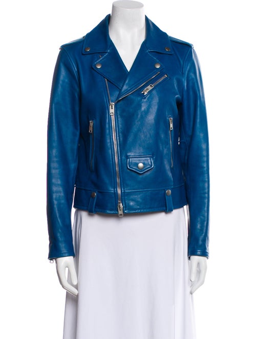 Coach Leather Fur Jacket