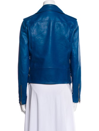 Coach Leather Fur Jacket