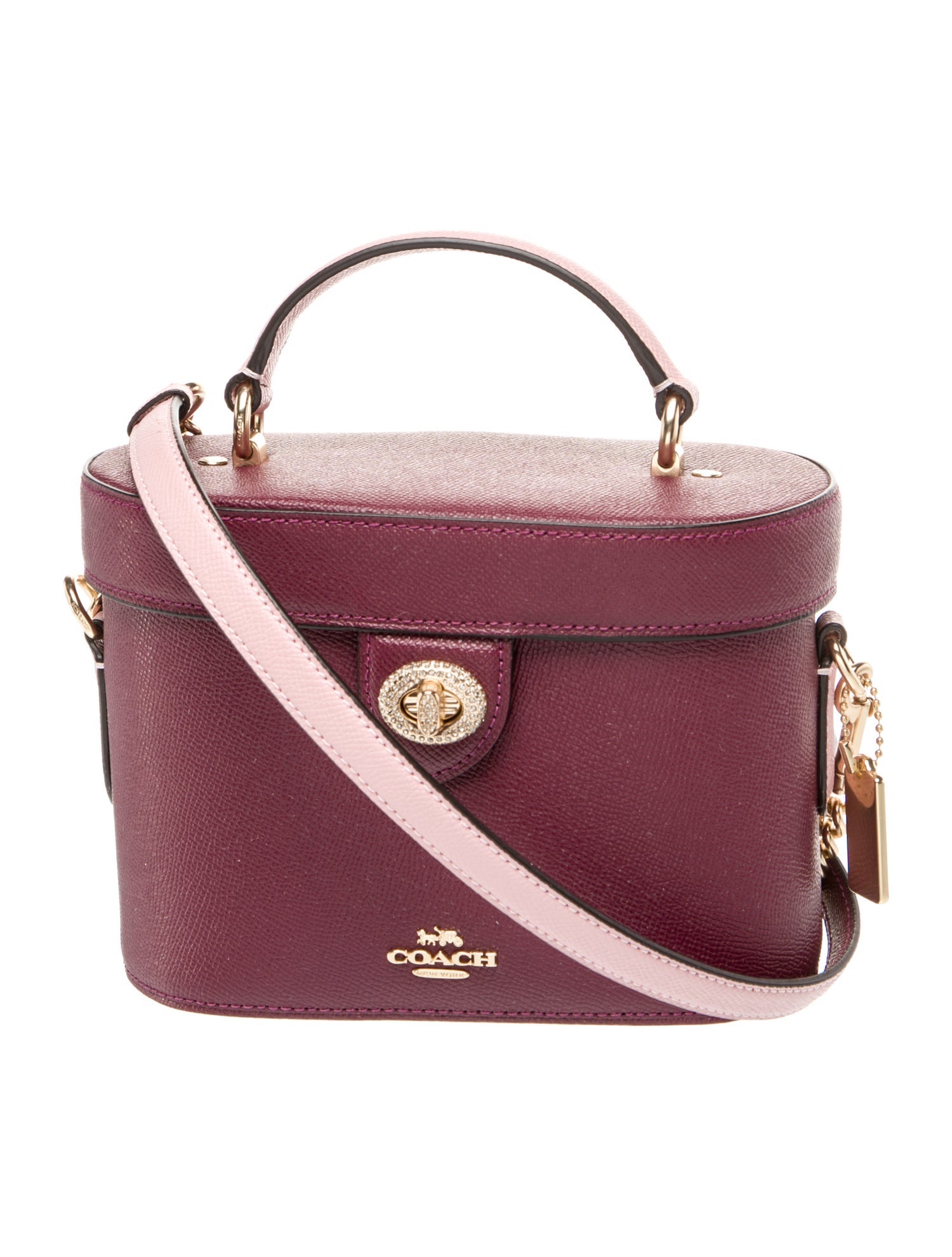 Coach Leather Top Handle Bag