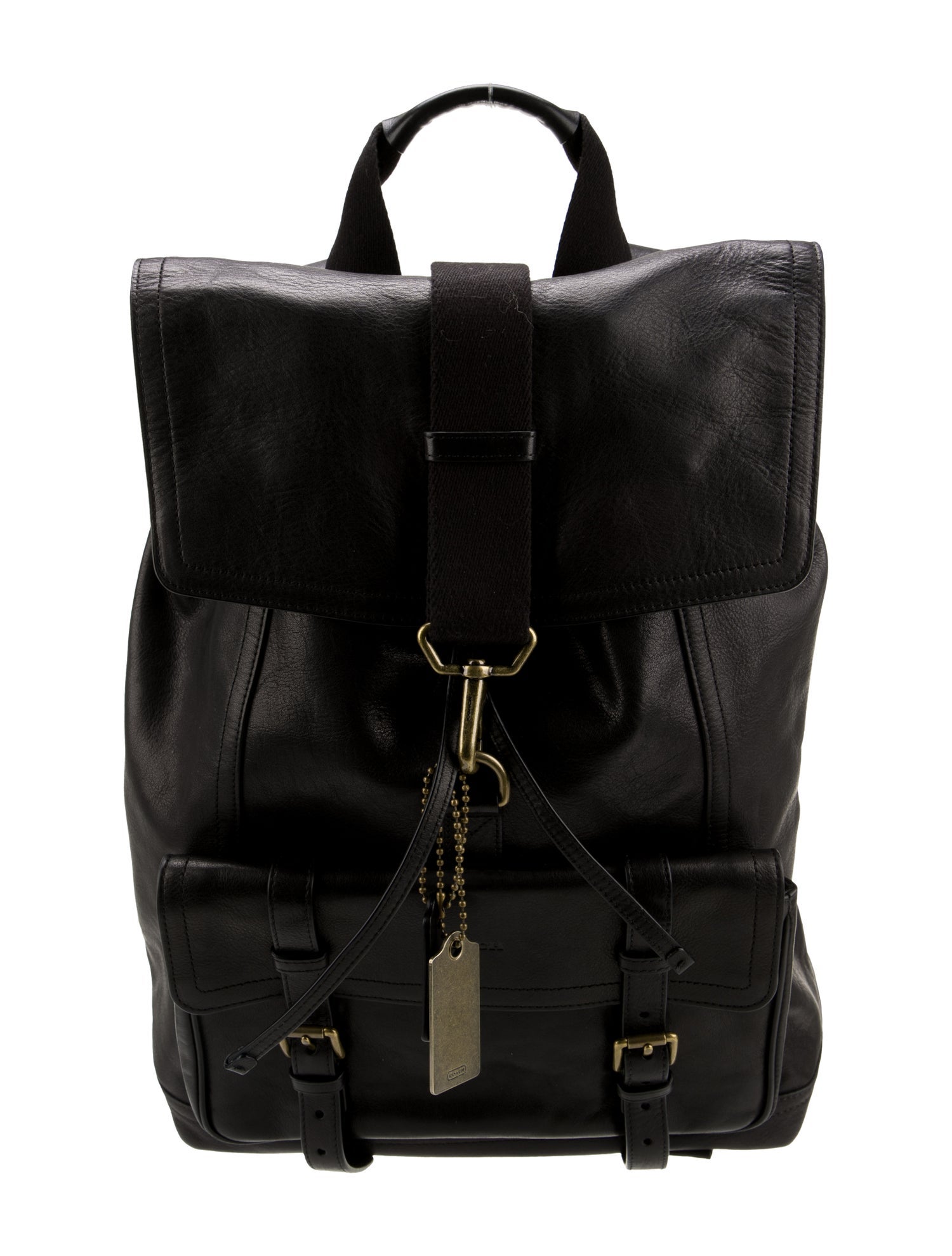 Coach Leather Backpack