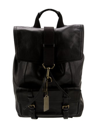 Coach Leather Backpack