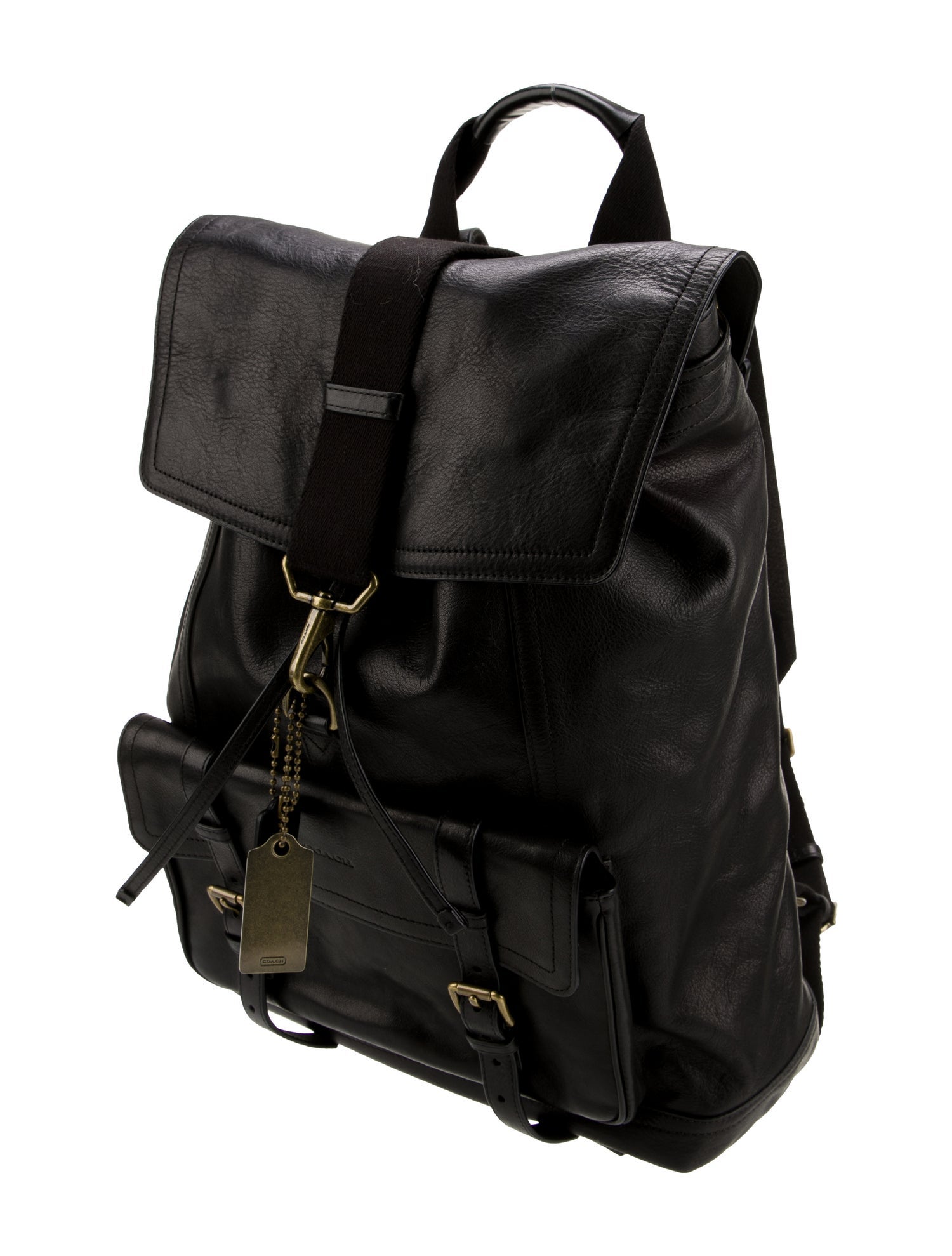 Coach Leather Backpack