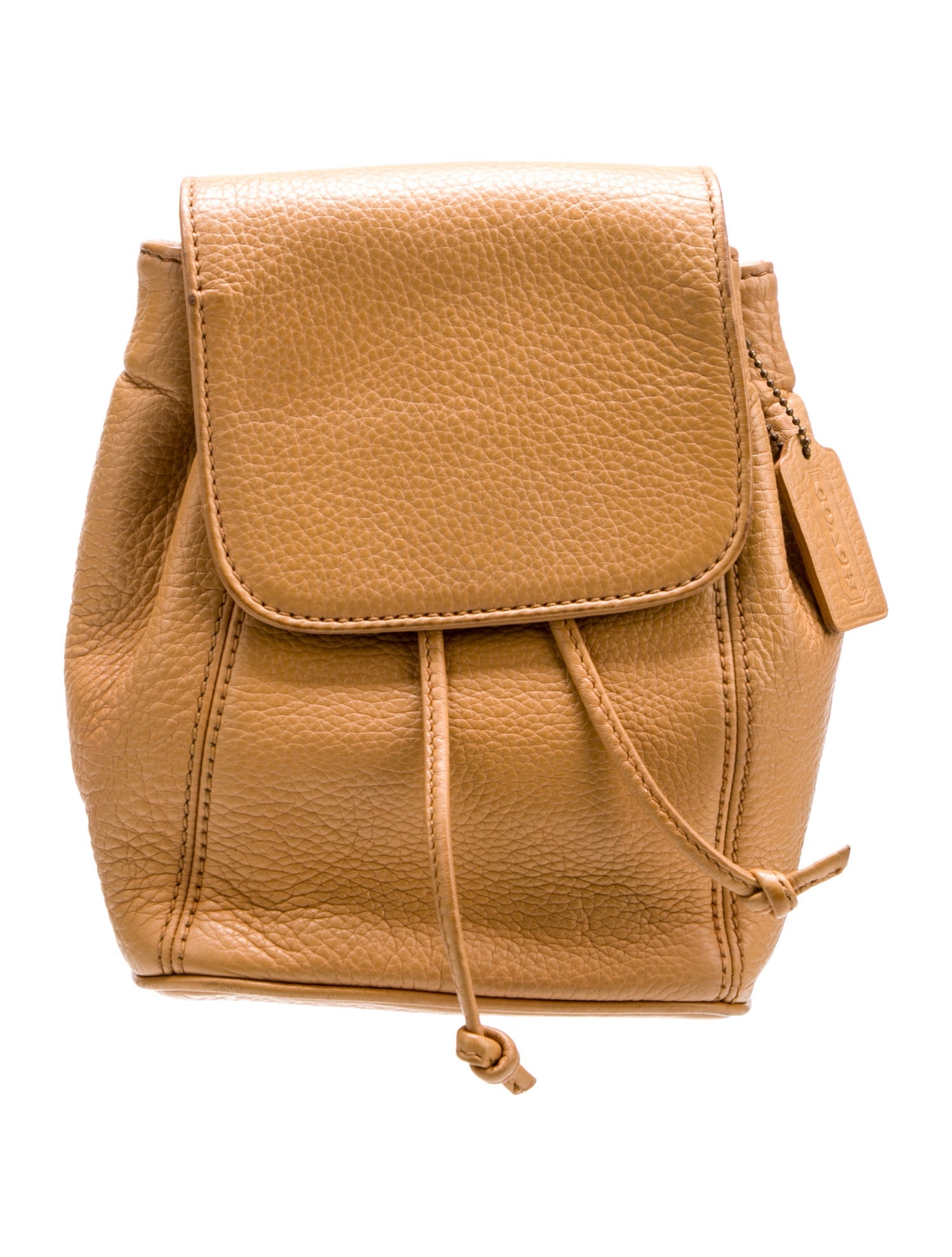 Coach Leather Backpack