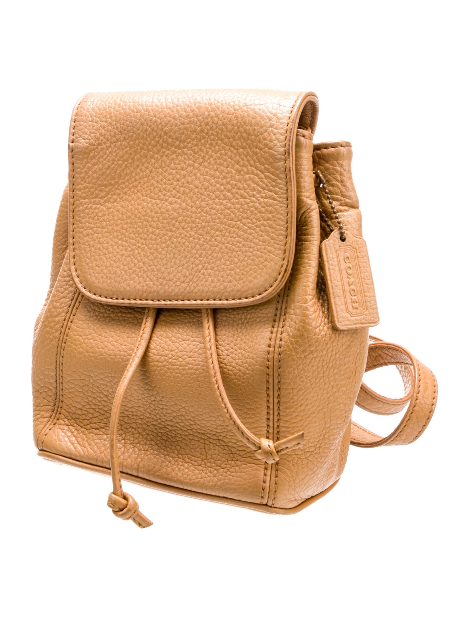 Coach Leather Backpack