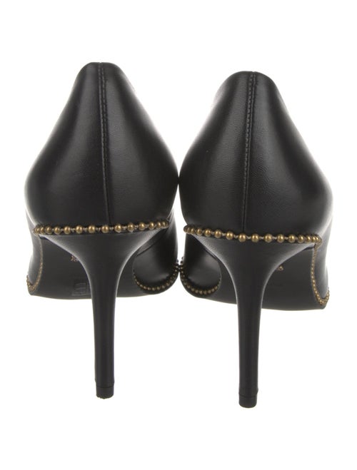 Coach Leather Studded Accents Pumps