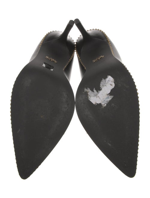Coach Leather Studded Accents Pumps