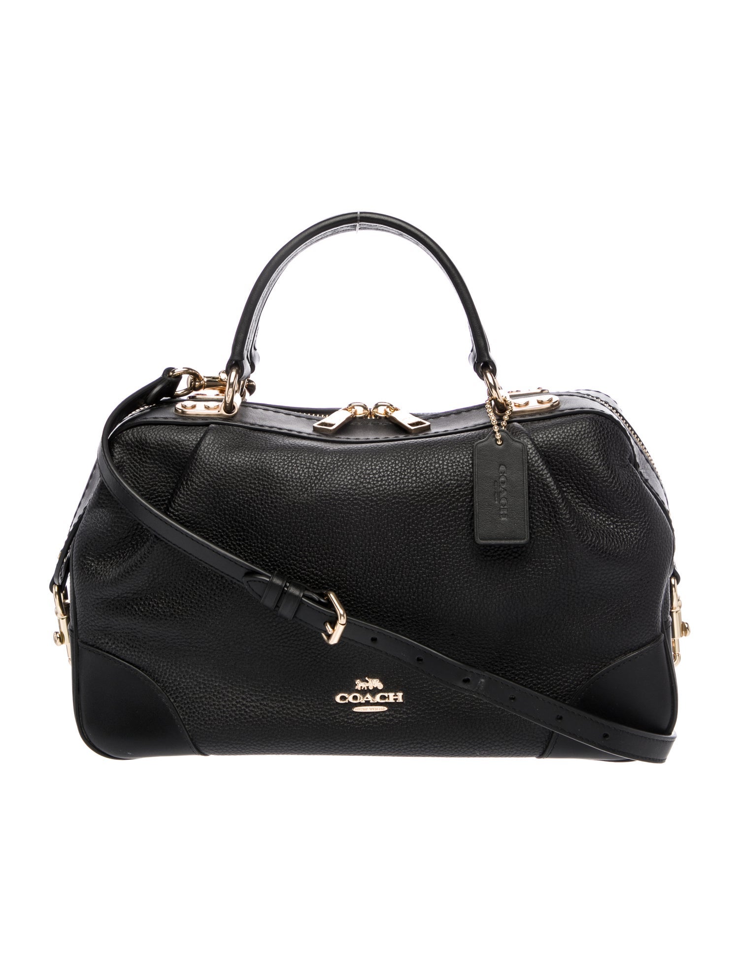Coach Leather Top Handle Bag