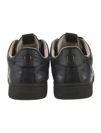 Coach Leather Printed Sneakers