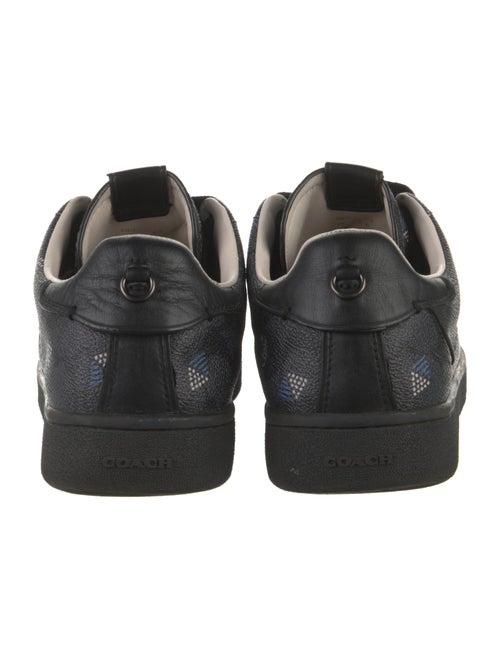 Coach Leather Printed Sneakers