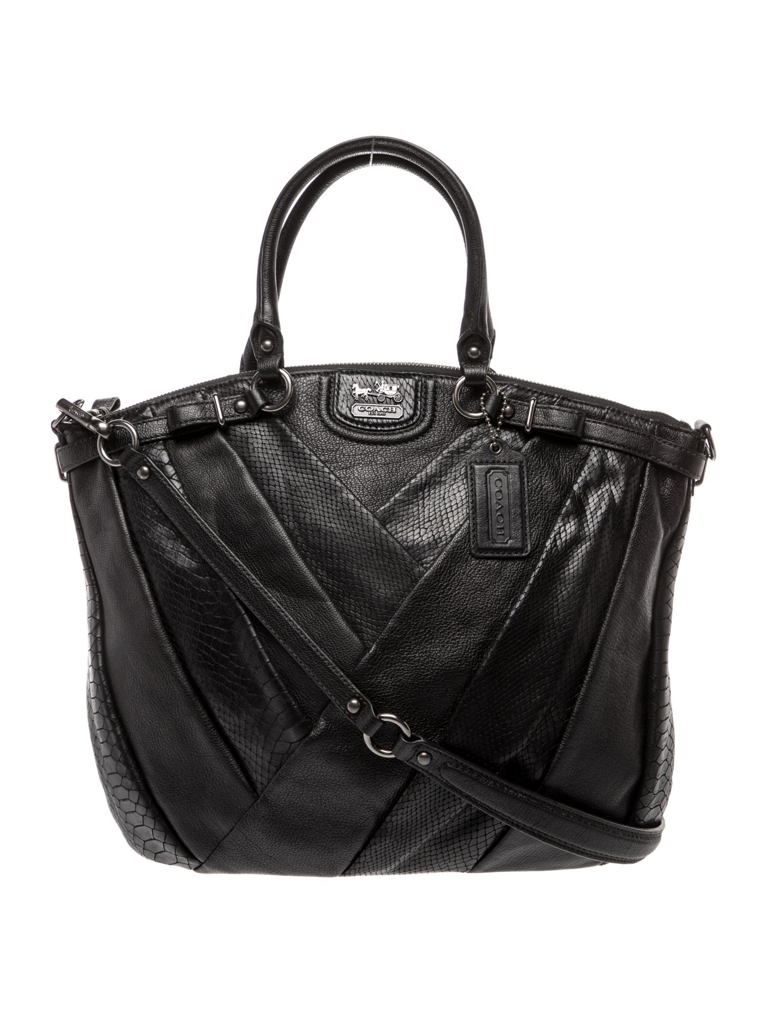 Coach Leather Top Handle Bag