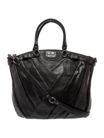 Coach Leather Top Handle Bag