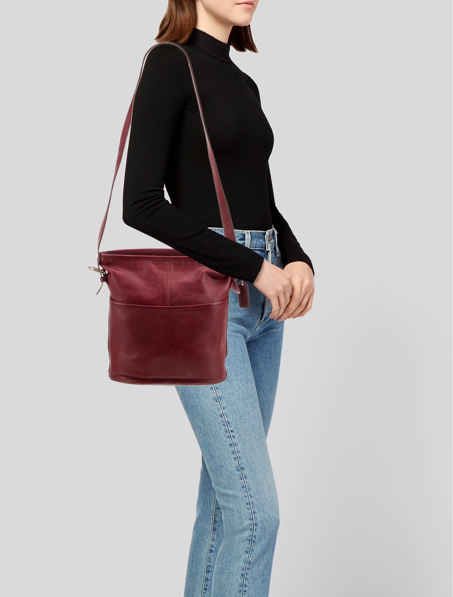 Coach Leather Shoulder Bag