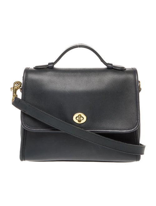 Coach Leather Top Handle Bag