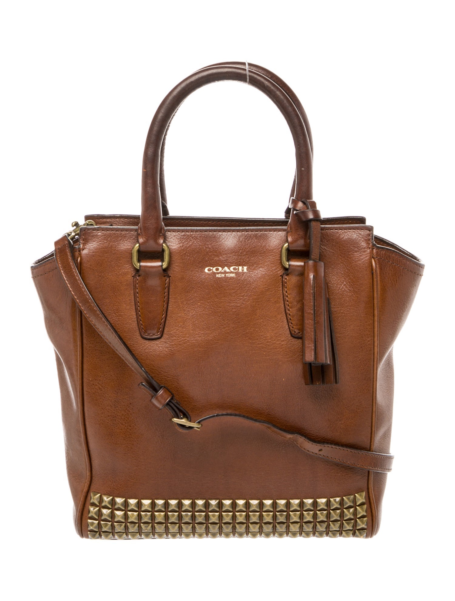 Coach Leather Top Handle Bag