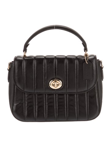 Coach Handle Bags Leather Top Bag