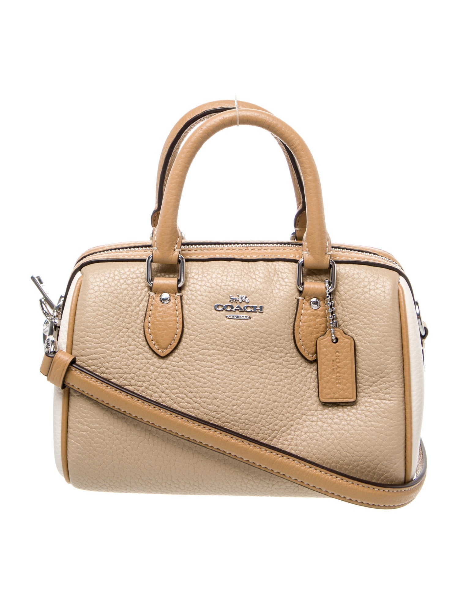 Coach Leather Top Handle Bag
