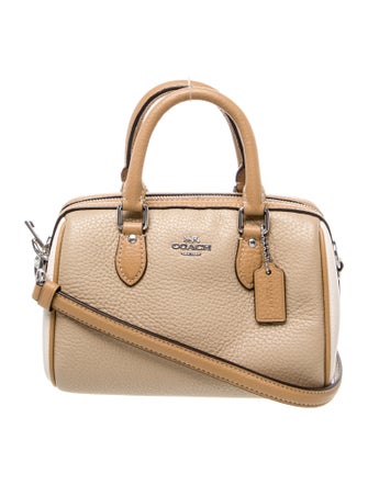 Coach Leather Top Handle Bag
