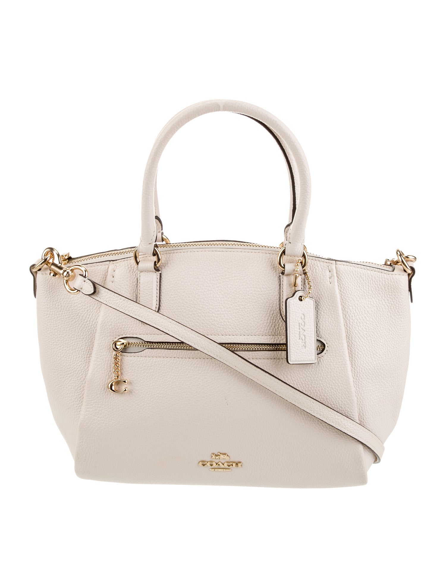 Coach Leather Top Handle Bag