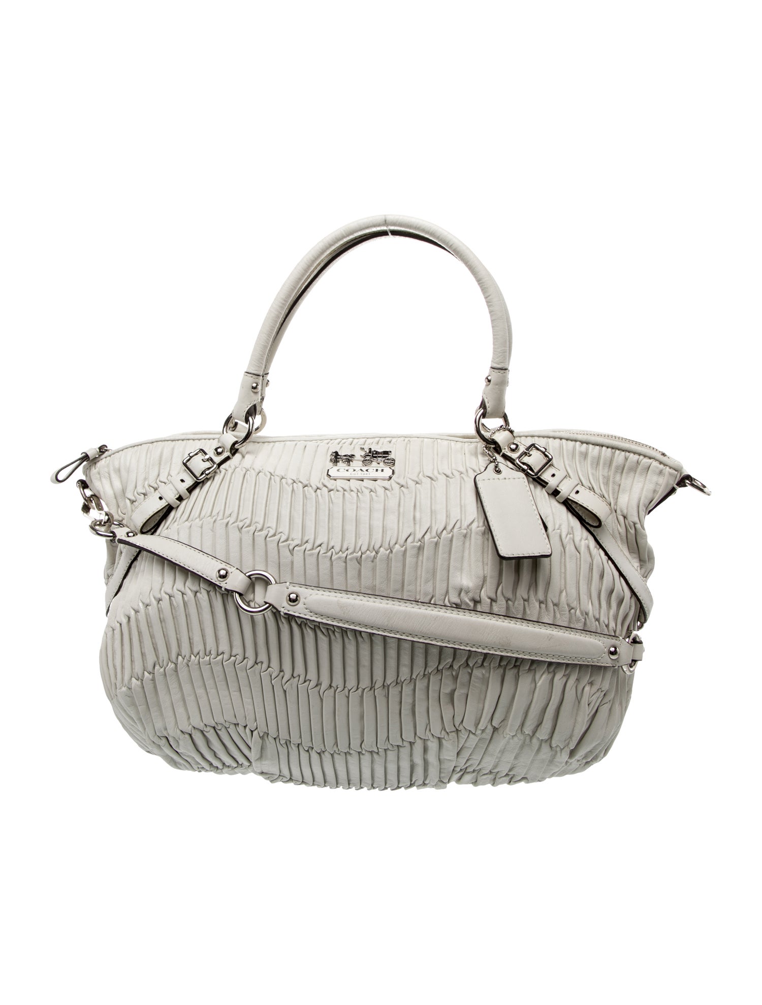 Coach Leather Top Handle Bag