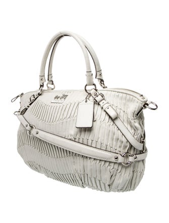 Coach Leather Top Handle Bag